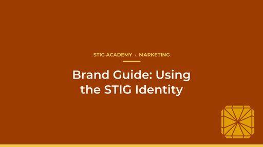 Brand Guide: Using the STIG Identity (Demo)